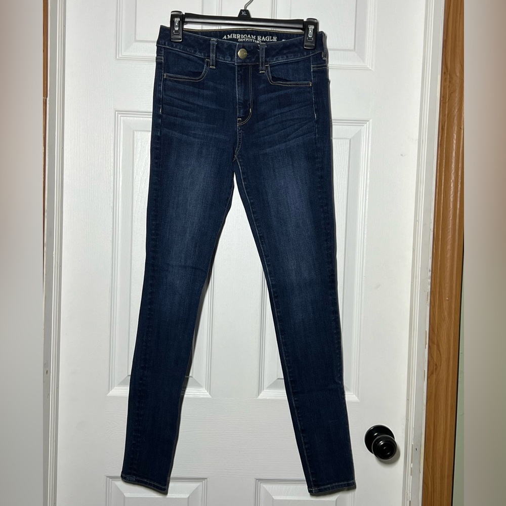 American Eagle Outfitters Super Stretch X4 Hi-Rise Jegging - Size 2 Long